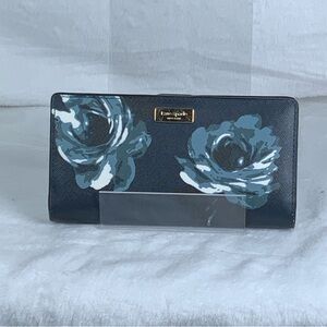 Kate Spade Floral Black and Gray Women's Wallet